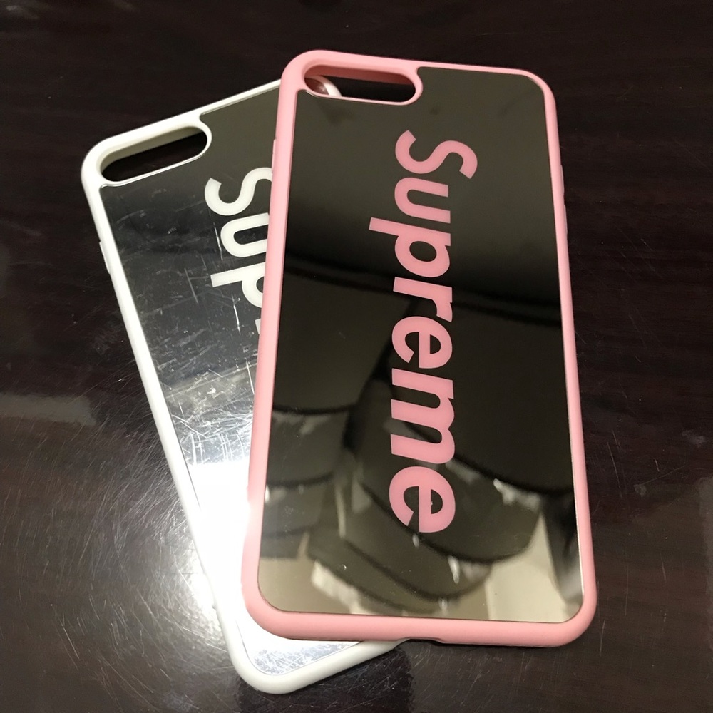 2 iPhone 7 plus HD mirror case back hard case